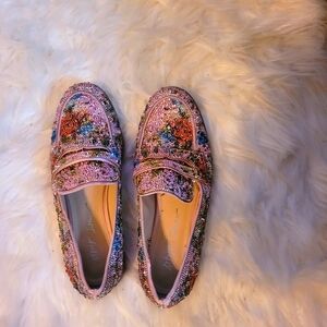 Betsey Johnson Aron Bedazzled Loafers